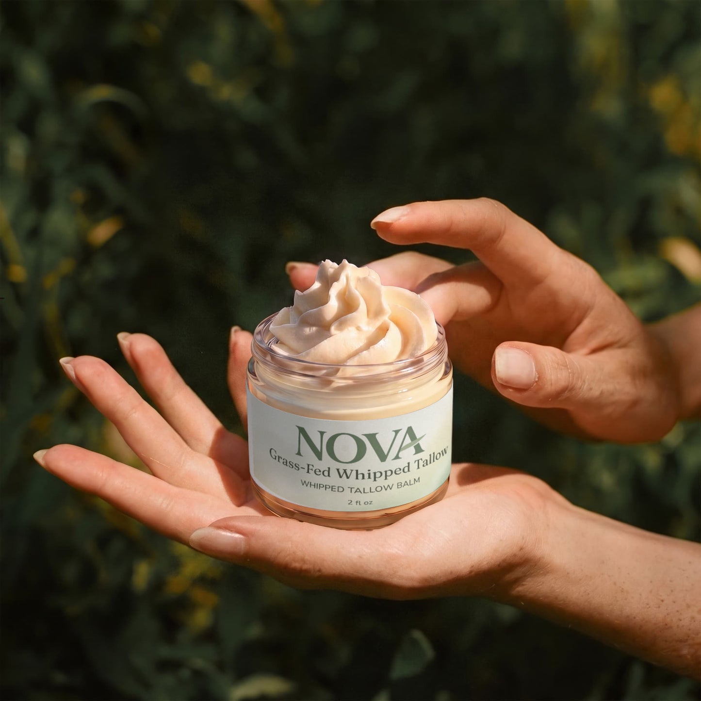 Whipped Grass-Fed Tallow Balm with Vanilla Bean