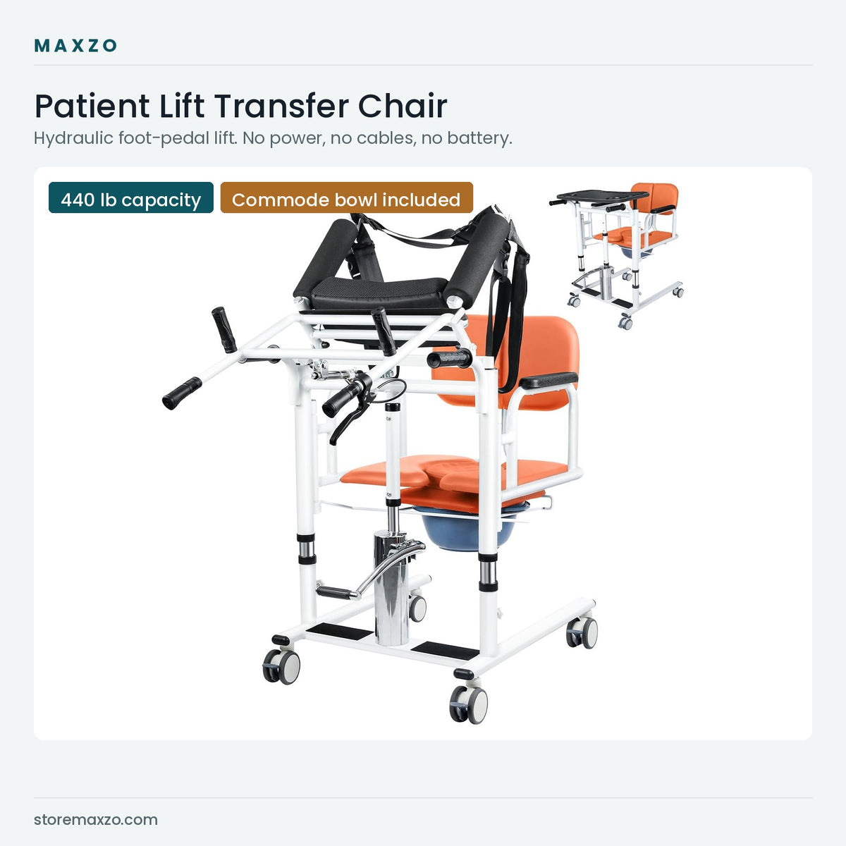 MAXZO Patient Transfer Chair
