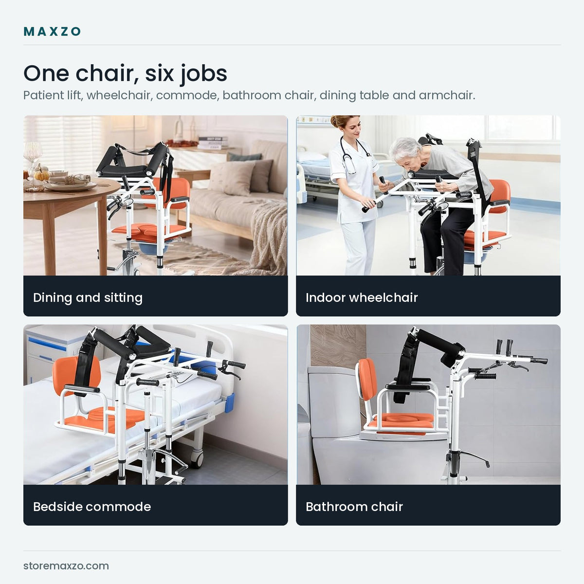 MAXZO Patient Transfer Chair