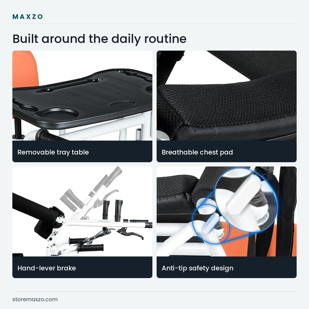 MAXZO Patient Transfer Chair