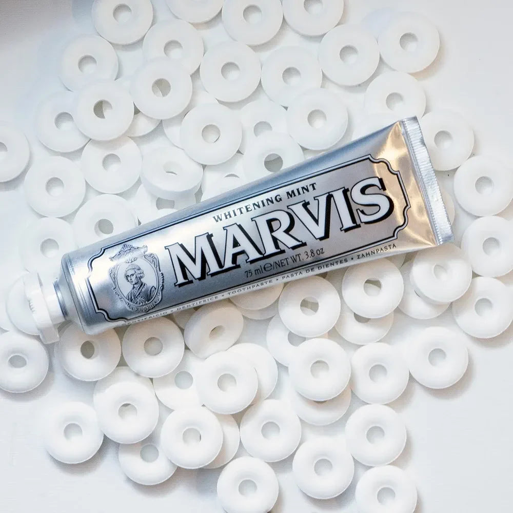 Marvis Whitening Mint Freshen Breath and Remove Smoke Stains Toothpast