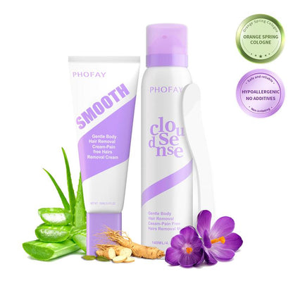 Pain-Free Hair Removal Cream set for all skin type
