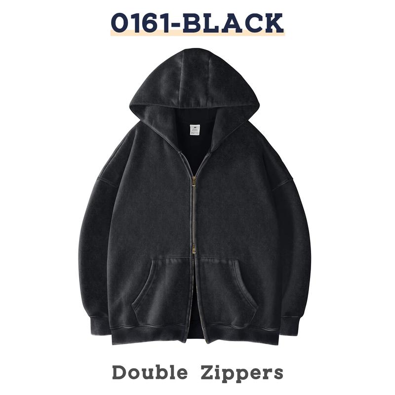 Unisex Oversized zip up hoodie