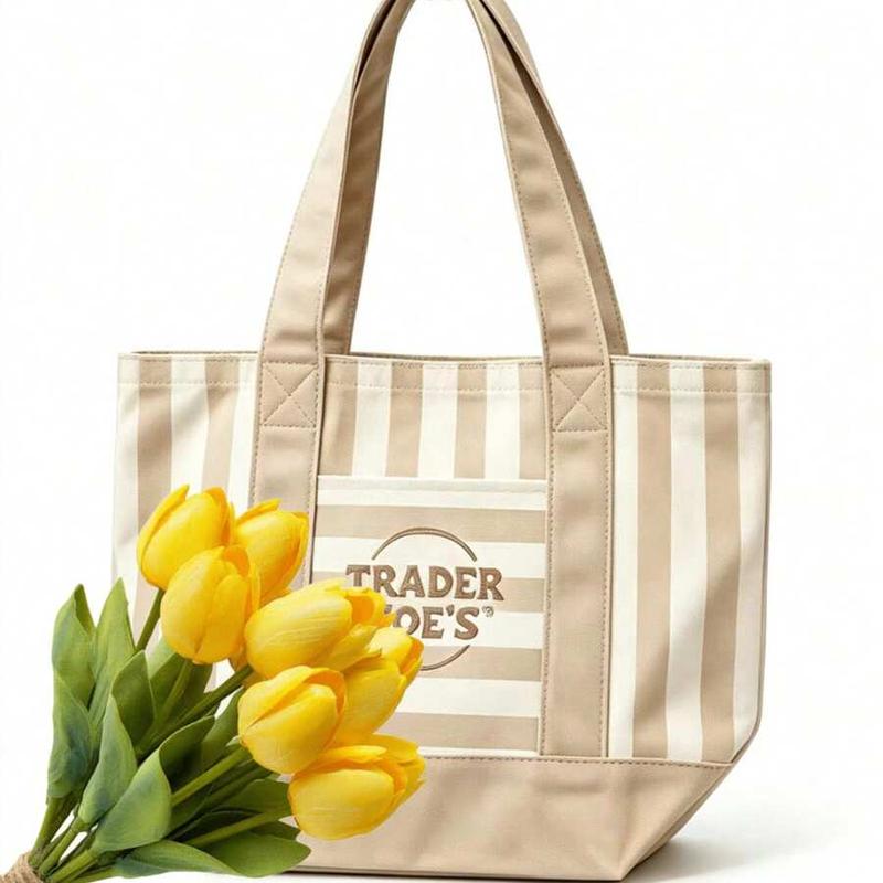 Trader Joe Women's Floral Tote Bag 5 pcs combo