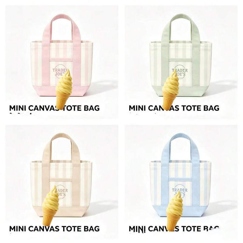 Trader Joe Women's Floral Tote Bag 5 pcs combo