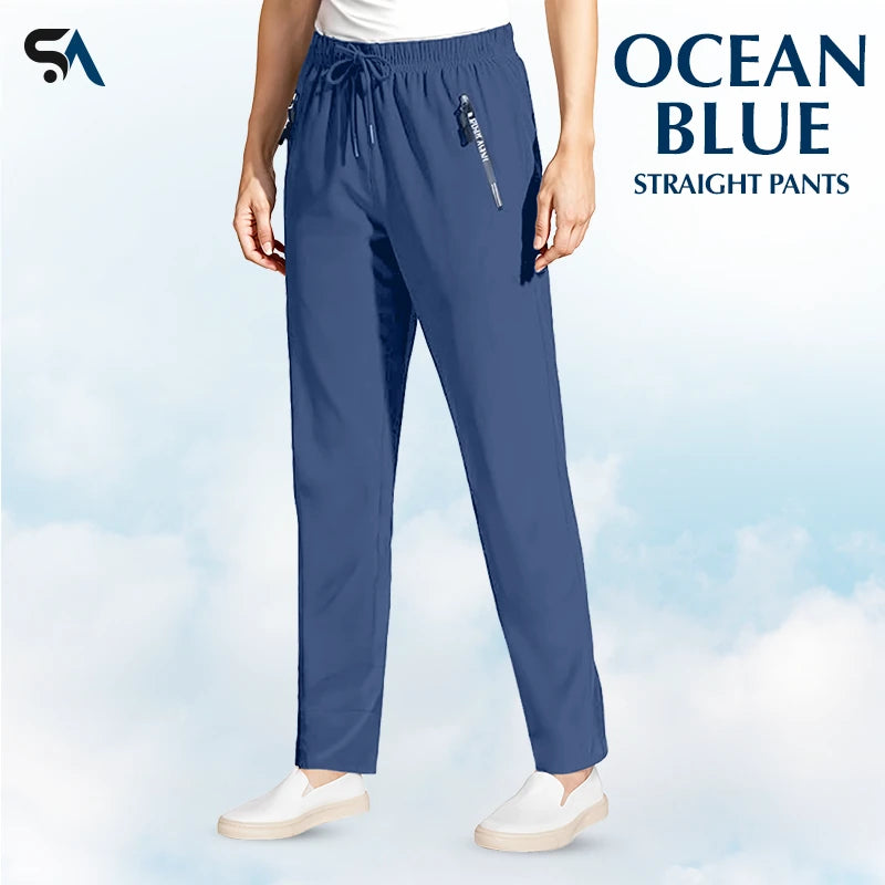 StretchActive - Women's Ultra Stretch Ice Silk Comfort Casual Pants