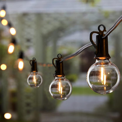 Outdoor String  Waterproof Patio Lights ( 50FT - 50 Bulbs )