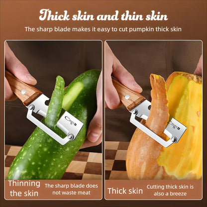 2-in-1 Premium Stainless Steel Vegetable Peeler Pro