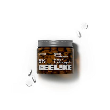 CEELIKE 5% Hydroxyapatite Toothpaste Tablets (62Tablets)