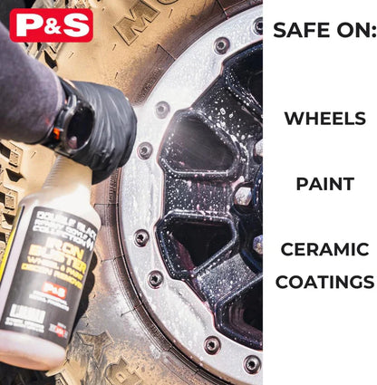 Iron Buster Pro – Safe Wheel & Paint Iron Remover for Alloy, Chrome & Steel