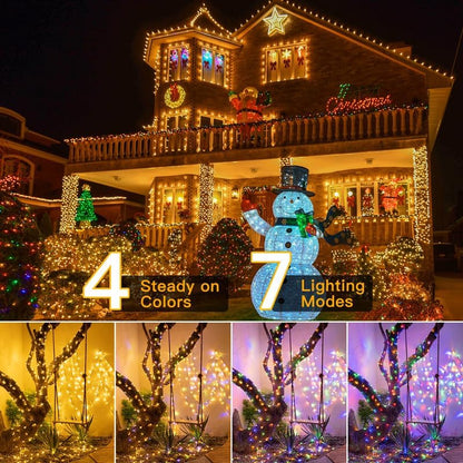 210FT 640LED Color Changing Christmas Lights
