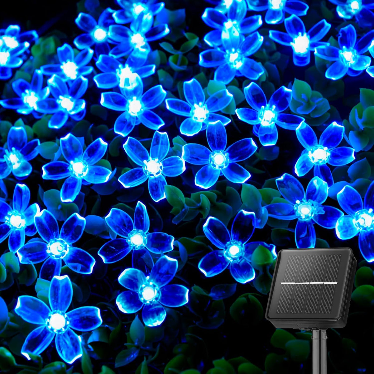 Brightown 60 LED Solar Flower String Lights