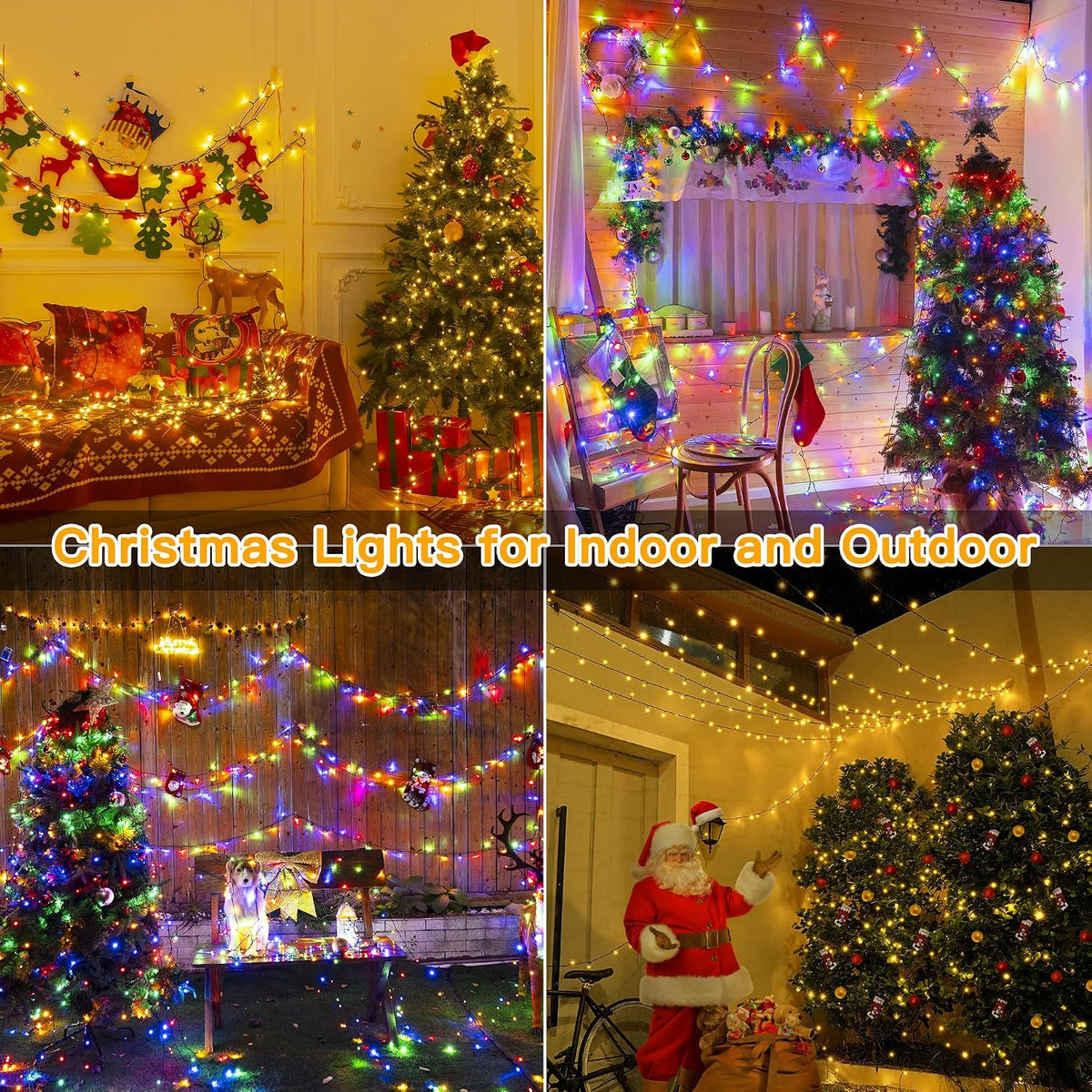 210FT 640LED Color Changing Christmas Lights