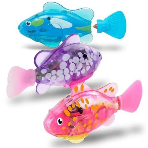 Magic Swimming Fish with Lights 4pc