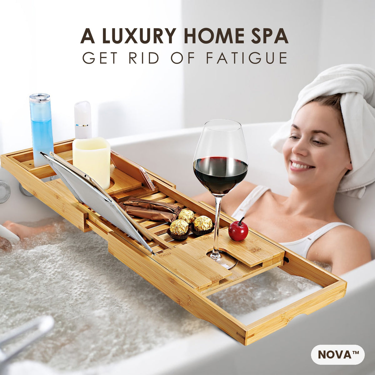 NOVA™ SoakLuxe Bath Caddy