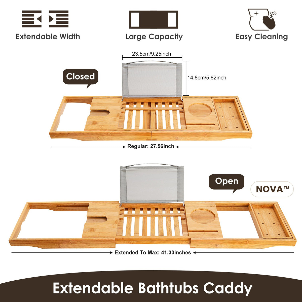 NOVA™ SoakLuxe Bath Caddy