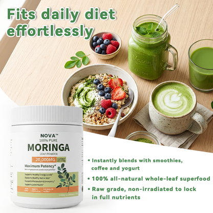 NOVA™️ 100% Pure Moringa Leaf Powder