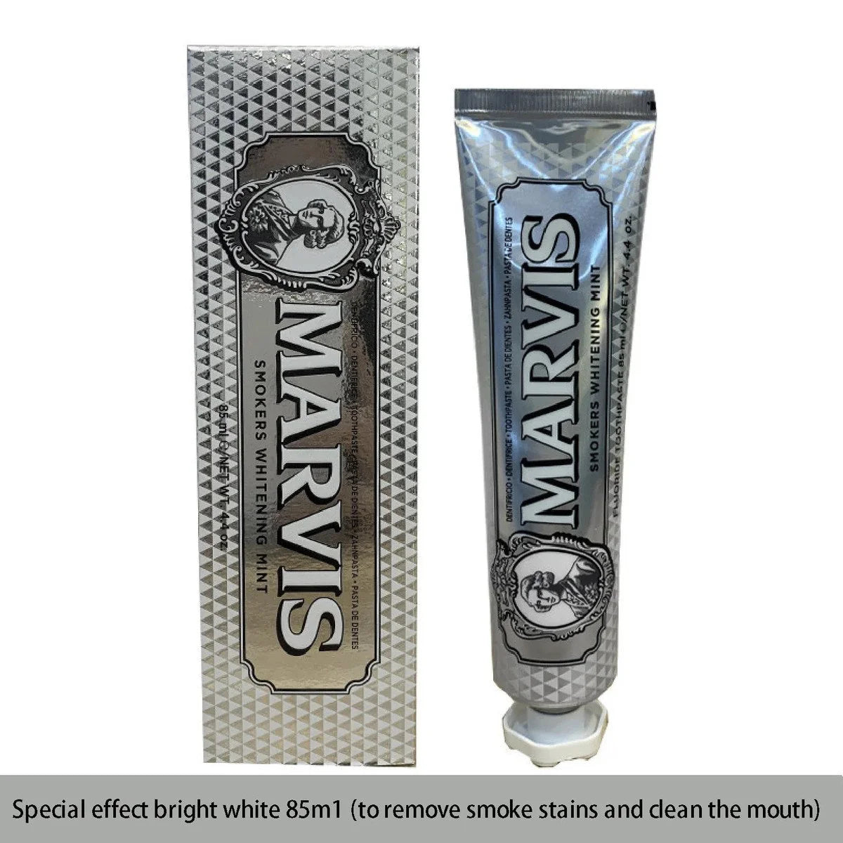 Marvis Whitening Mint Freshen Breath and Remove Smoke Stains Toothpast