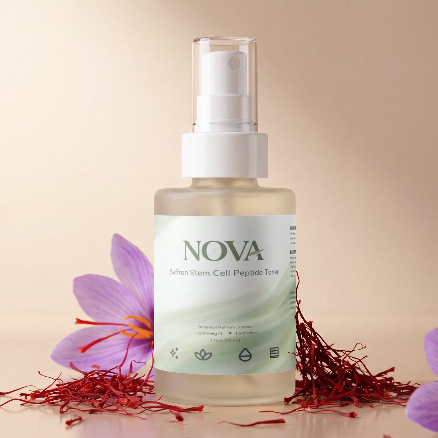 Saffron Stem Cell Peptide Toner
