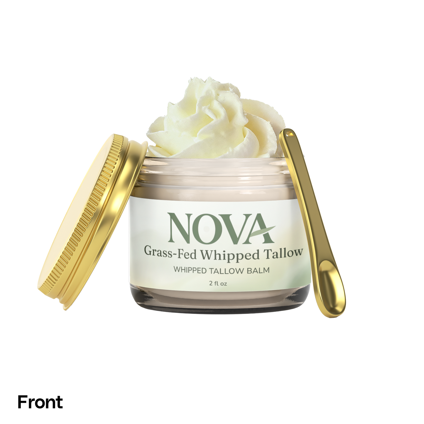 Whipped Grass-Fed Tallow Balm with Vanilla Bean