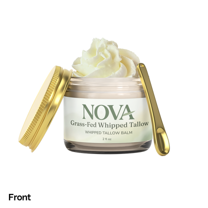 Whipped Grass-Fed Tallow Balm with Vanilla Bean