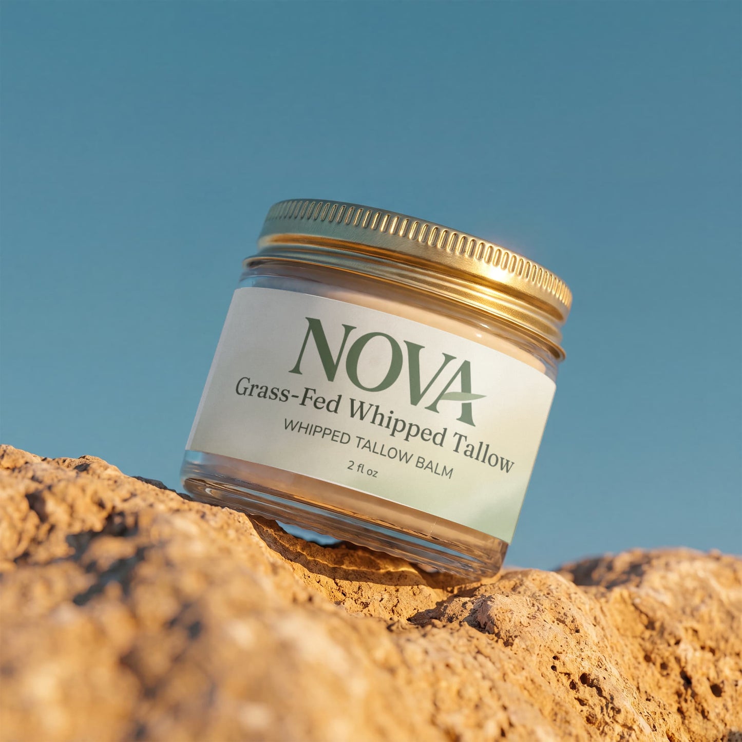 Whipped Grass-Fed Tallow Balm with Vanilla Bean