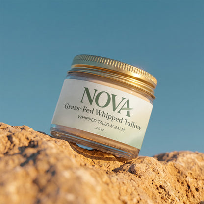 Whipped Grass-Fed Tallow Balm with Vanilla Bean