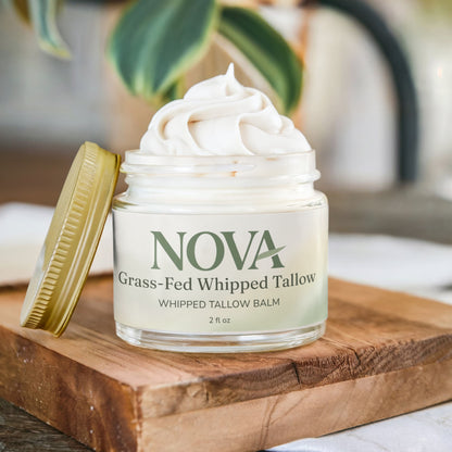 Whipped Grass-Fed Tallow Balm with Vanilla Bean