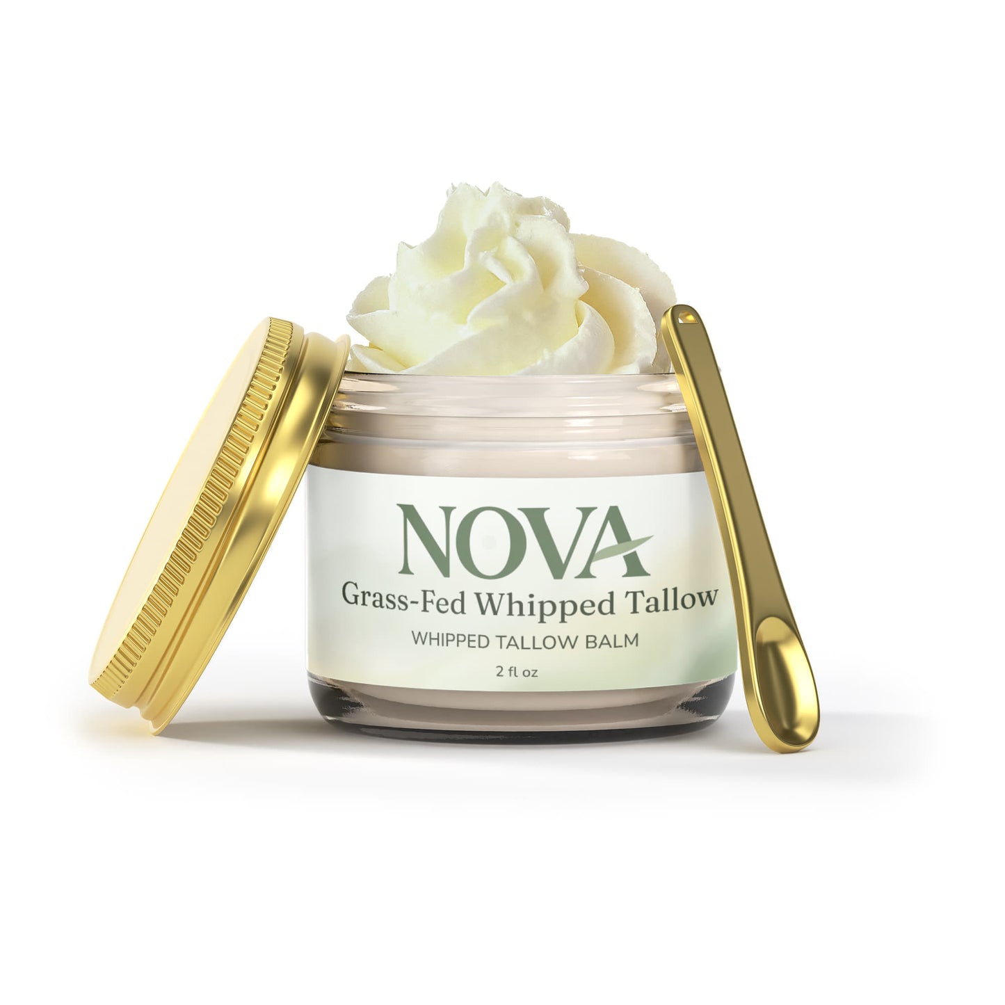 Whipped Grass-Fed Tallow Balm with Vanilla Bean