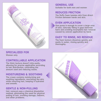 Pain-Free Hair Removal Cream set for all skin type