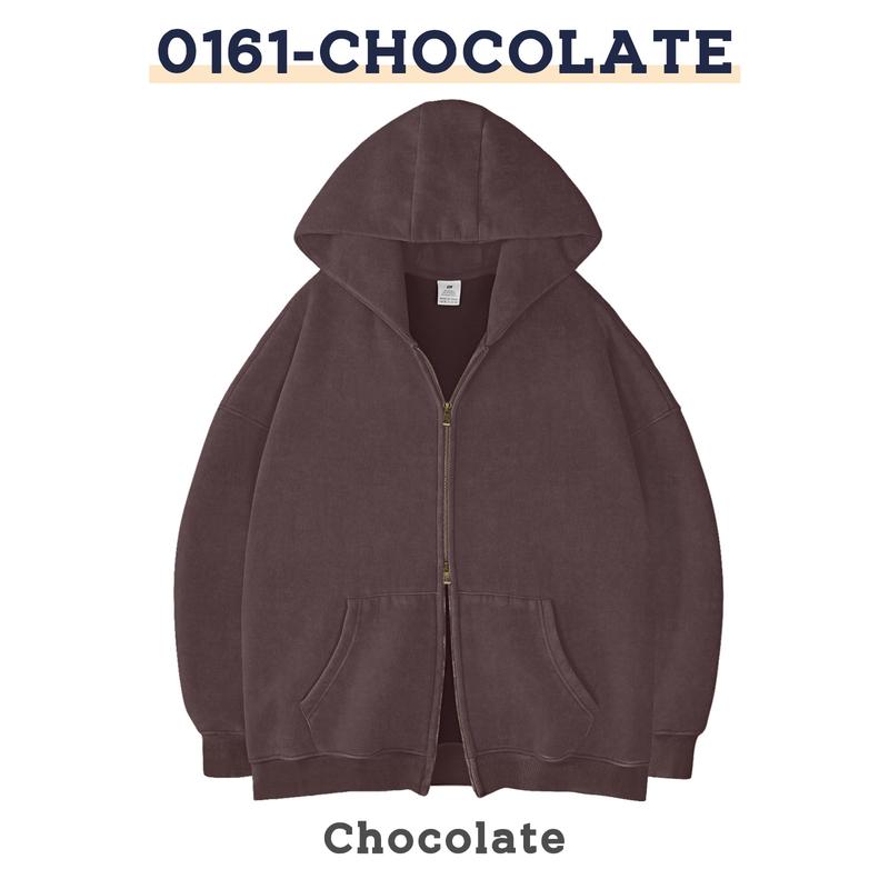 Unisex Oversized zip up hoodie
