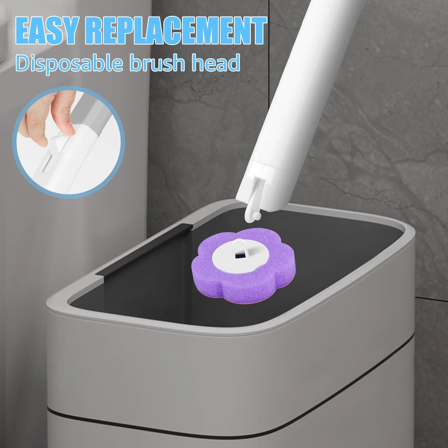Hygiene Toilet Brush With Refills
