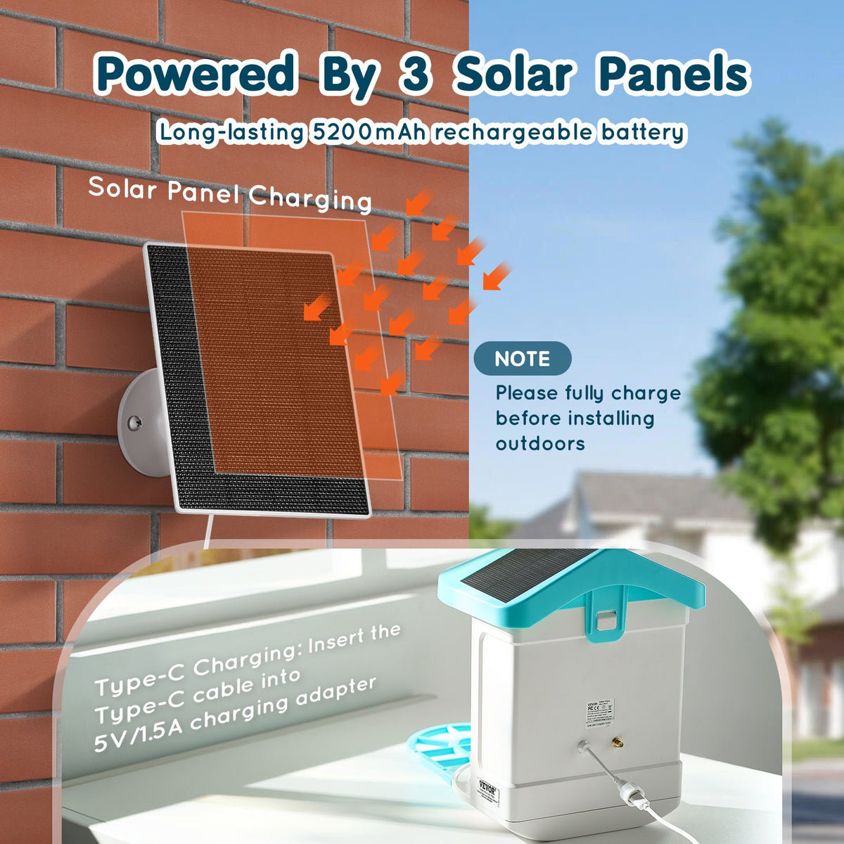 NOVA™ Smart Bird Feeder with AI Camera – Solar Powered, 2K HD