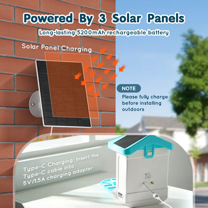 NOVA™ Smart Bird Feeder with AI Camera – Solar Powered, 2K HD