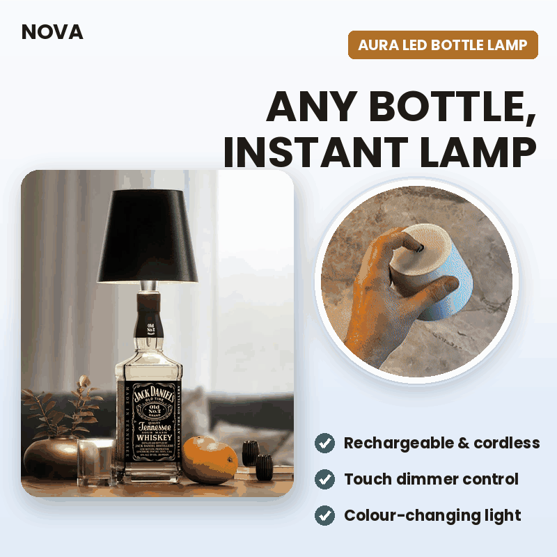 AURA LED Bottle Lamp